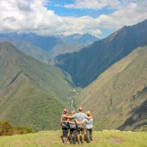Group of travelers on the Inca Trail